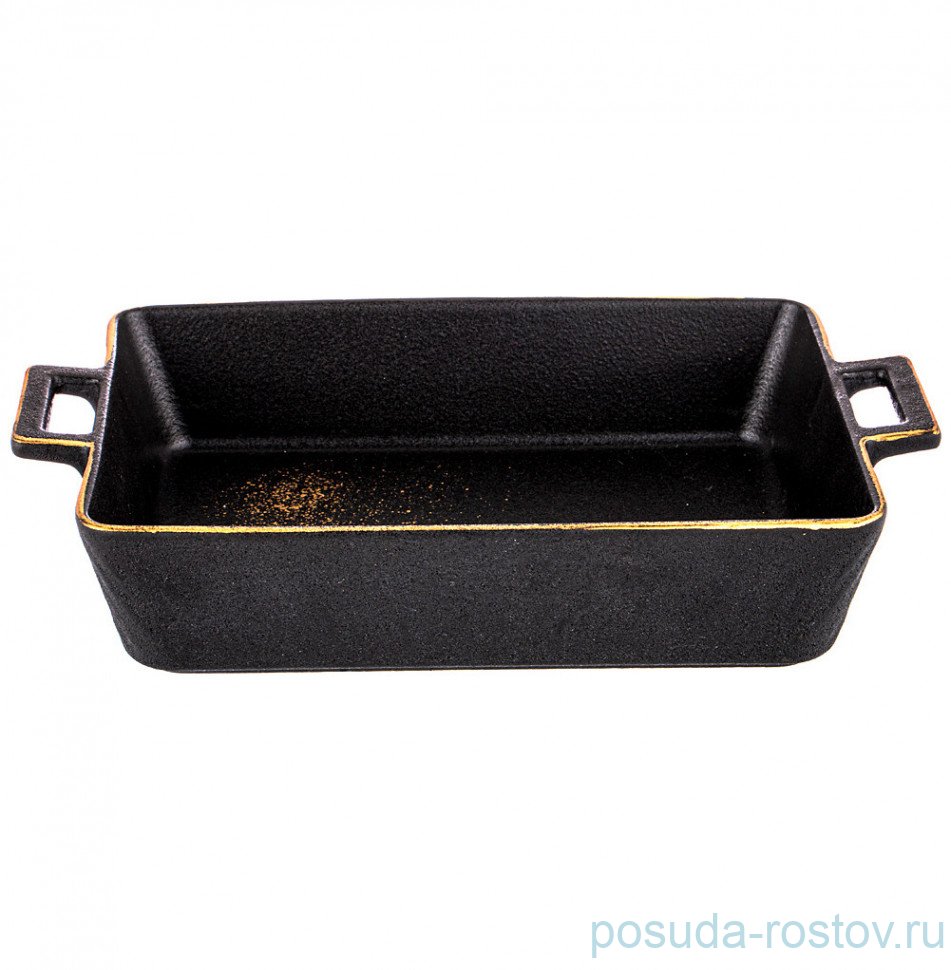 Блюдо для запекания 25 см прямоугольное с ручками "Midnight gold" / 236789