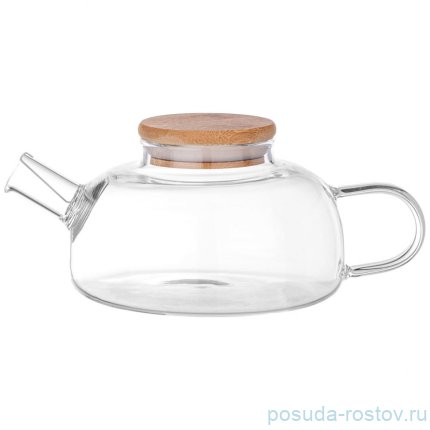 Заварочный чайник 700 мл с бамбуковой крышкой / 342559