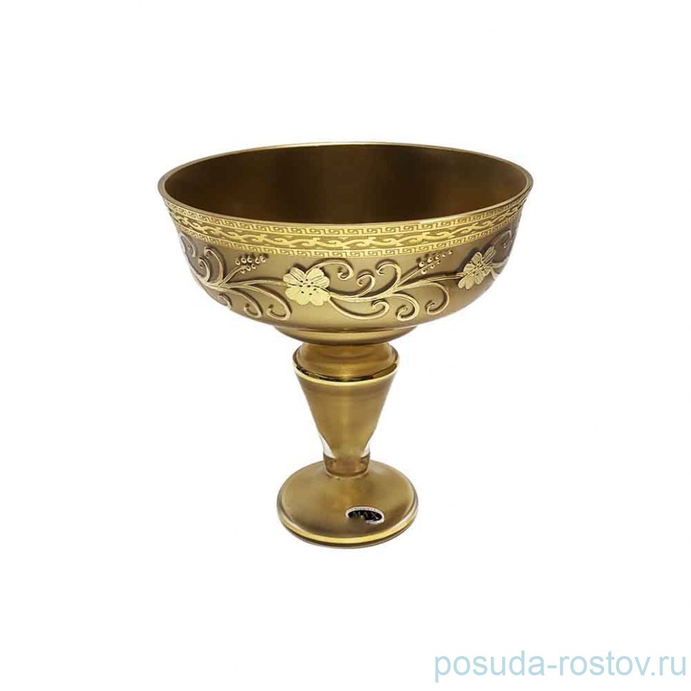 Конфетница 26 см н/н золотая "Антик /Золотой цветок" SC / 328206 Конфетница 26 см н/н золотая "Антик /Золотой цветок" SC / 328206