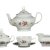 Чайный сервиз на 6 персон 15 предметов низкая чашка  Bohemia Porcelan Moritz Zdekauer 1810 s.r.o. "Лиана /Весенний букет" / 046561