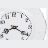 Часы настенные 27 см круглые &quot;Бернадотт /Платиновый узор&quot; / 021059