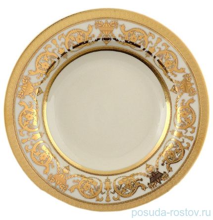 Набор тарелок 23 см 6 шт глубокие &quot;Констанц /Императорское золото&quot; крем. / 056121