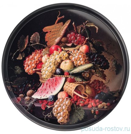 Поднос 33 х 2,1 см сервировочный &quot;Изобилие&quot; / 209782