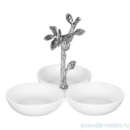 Менажница &quot;Grazia /Бабочка /платина&quot; / 368091