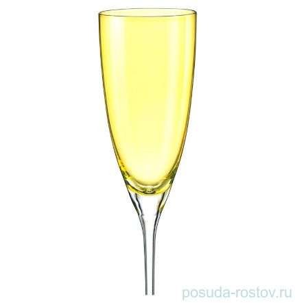 Бокалы для шампанского 220 мл 2 шт желтые &quot;Кейт&quot; / 111316