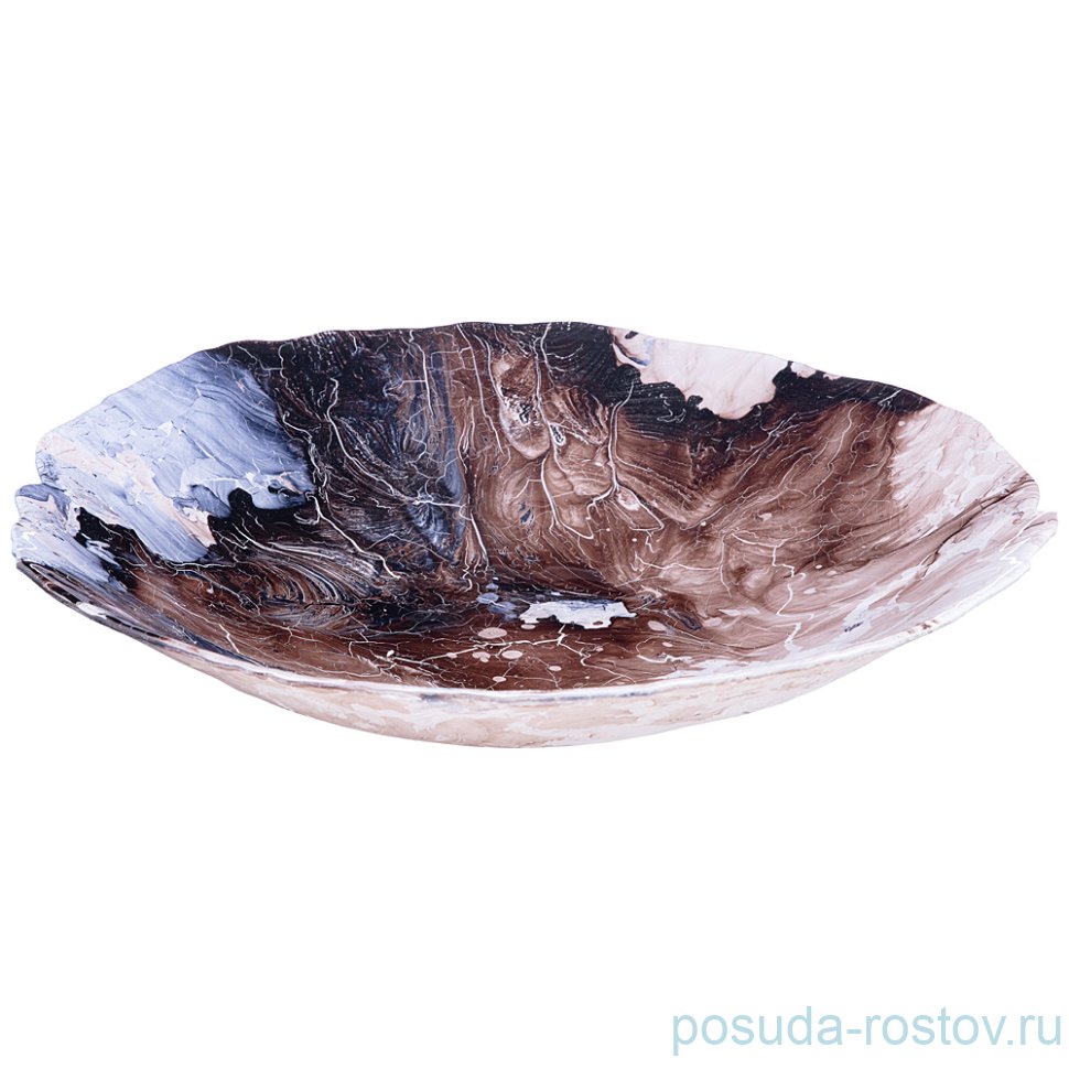 Блюдо 30 см круглое "Salvador ebru" / 233474