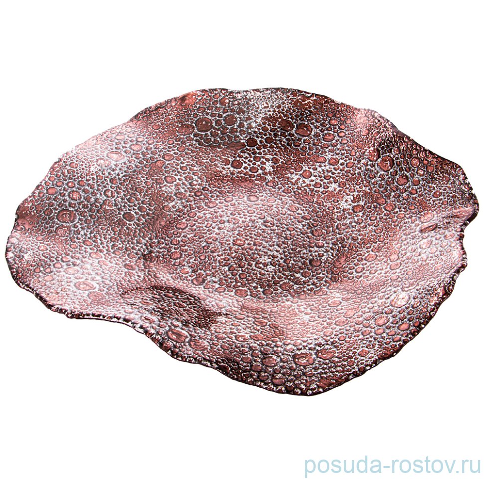 Блюдо 33 х 30 см фигурное "Galaxy brown" / 220646 Блюдо 33 х 30 см фигурное "Galaxy brown" / 220646