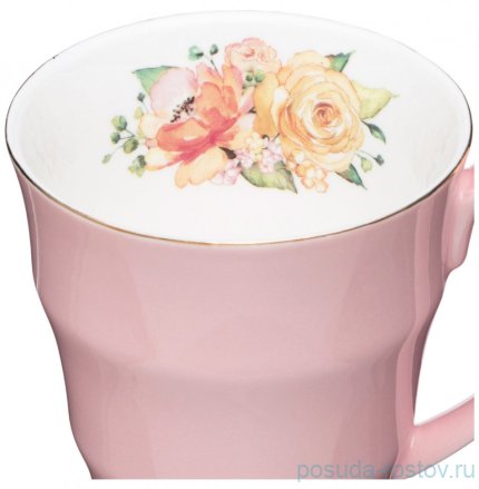 Кружка 350 мл розовая &quot;Времена года&quot; / 234882