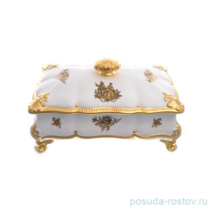 Конфетница с крышкой на ножках &quot;Свидание /Bruno Costenaro&quot; / 207810