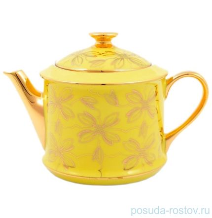 Заварочный чайник 400 мл &quot;Виндзор /Золотые цветы /желтый&quot; / 147229