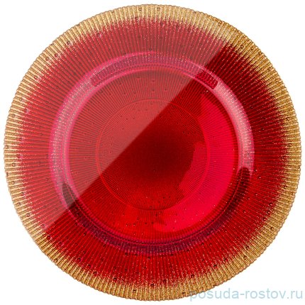 Тарелка 21 см &quot;Glamour red&quot; / 259718