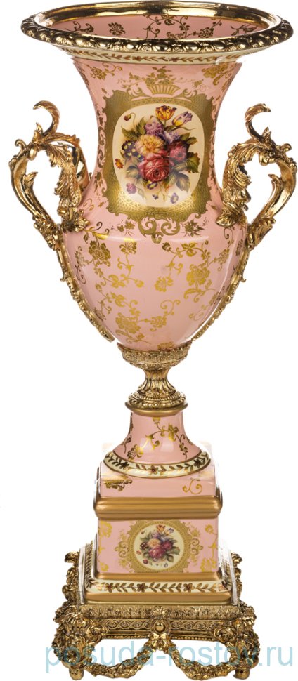 Ваза для цветов 82 см н/н "цветы /lefard" / 191203 Ваза для цветов 82 см н/н "цветы /lefard" / 191203