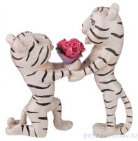 Фигурка 15 х 6 х 17 см белая &quot;тигрули&quot; / 268789