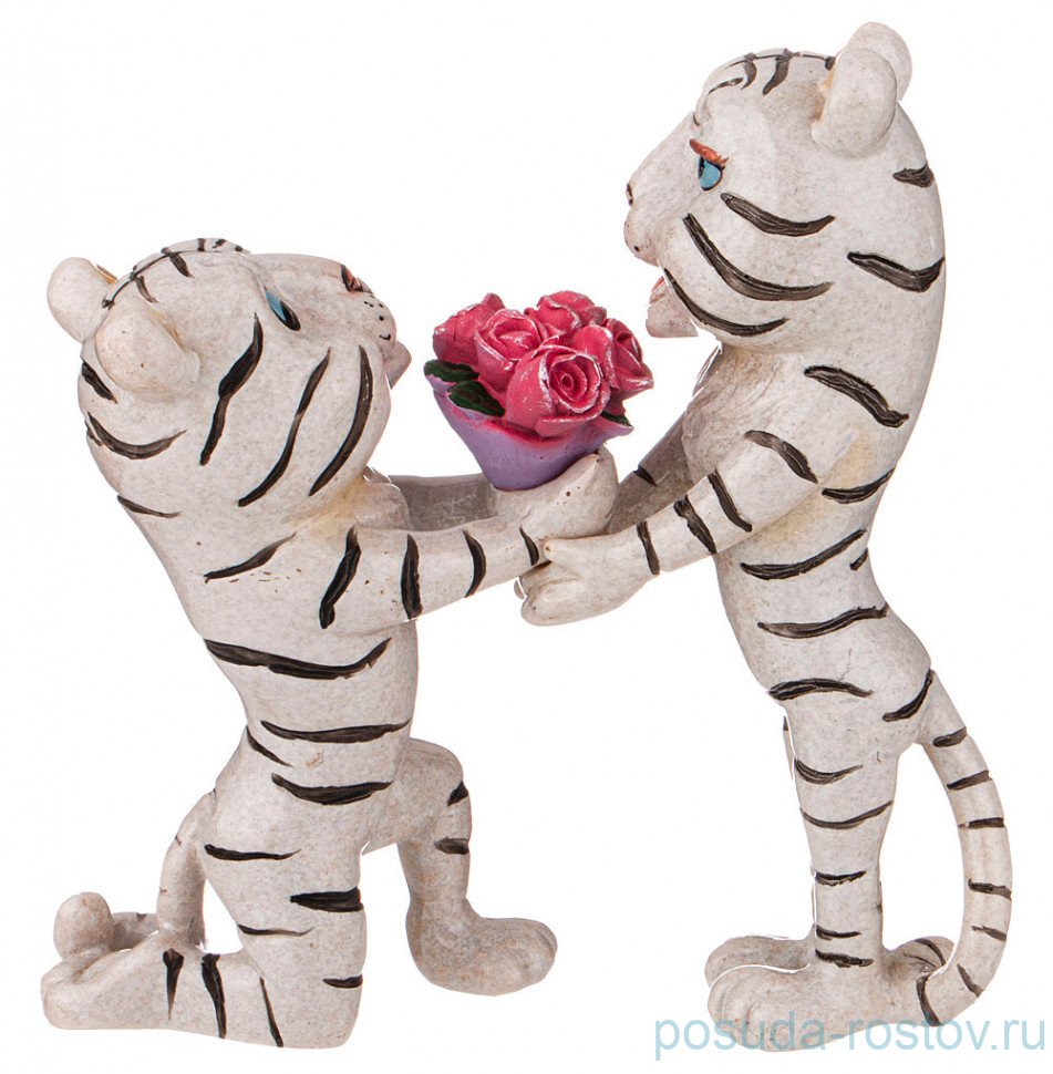 Фигурка 15 х 6 х 17 см белая "тигрули" / 268789 Фигурка 15 х 6 х 17 см белая "тигрули" / 268789