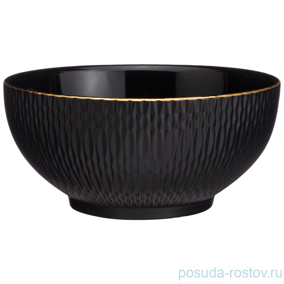 Салатник 650 мл 12 х 6 см "crocus /черная" / 235863