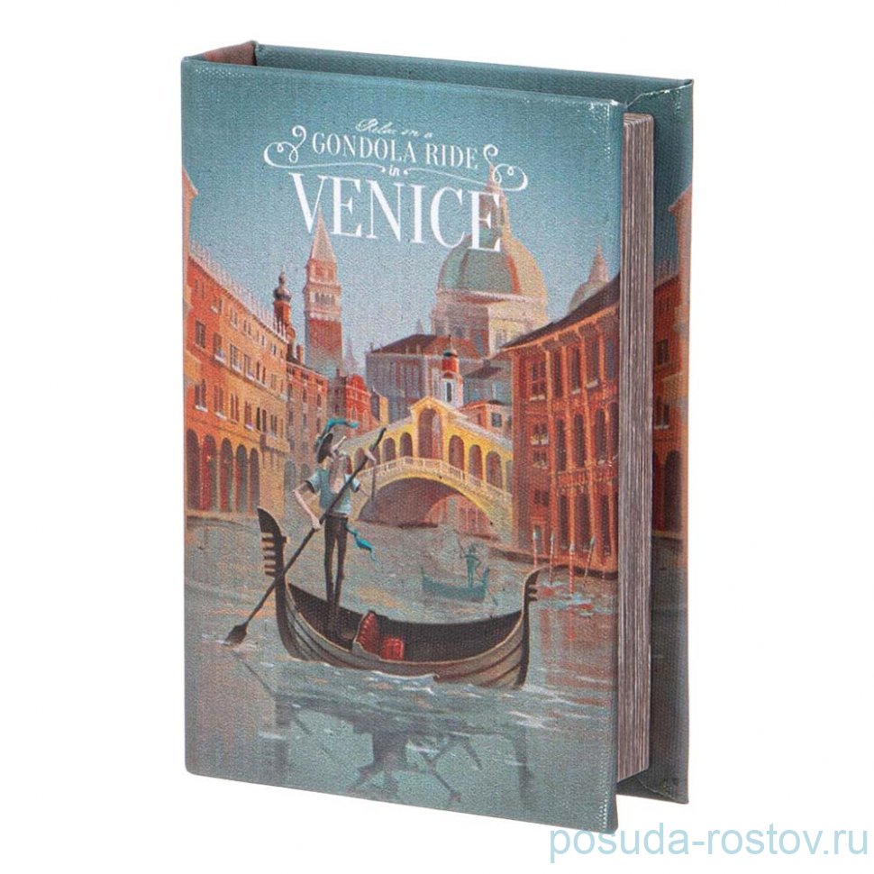Шкатулка-книжка 13,5 х 9,5 х 2,8 см "Venice" / 353570