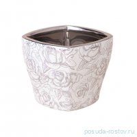 Ваза декоративная 13 х 11,5 см &quot;Розы&quot; / 342776