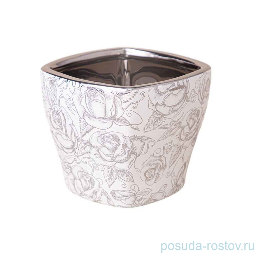 Ваза декоративная 13 х 11,5 см "Розы" / 342776