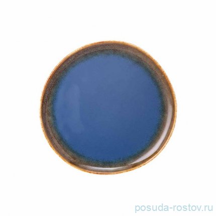 Тарелка 24 см синяя (6шт.) / 343126