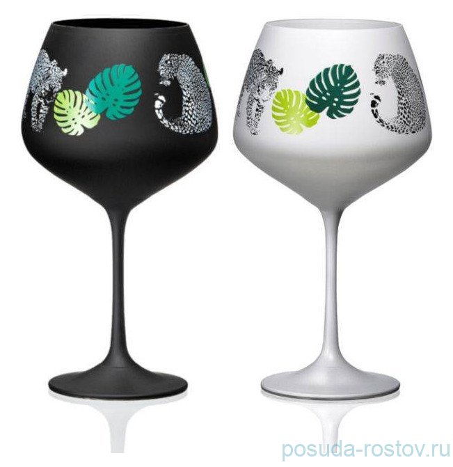 Бокалы для красного вина 580 мл 2 шт "Жизель /Джунгли" / 310456