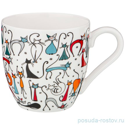 Кружка 380 мл &quot;кошки&quot; / 220533