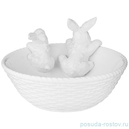 Фруктовница 23 х 23 х 15 см &quot;PRIMAVERA /Кролики&quot; / 220758