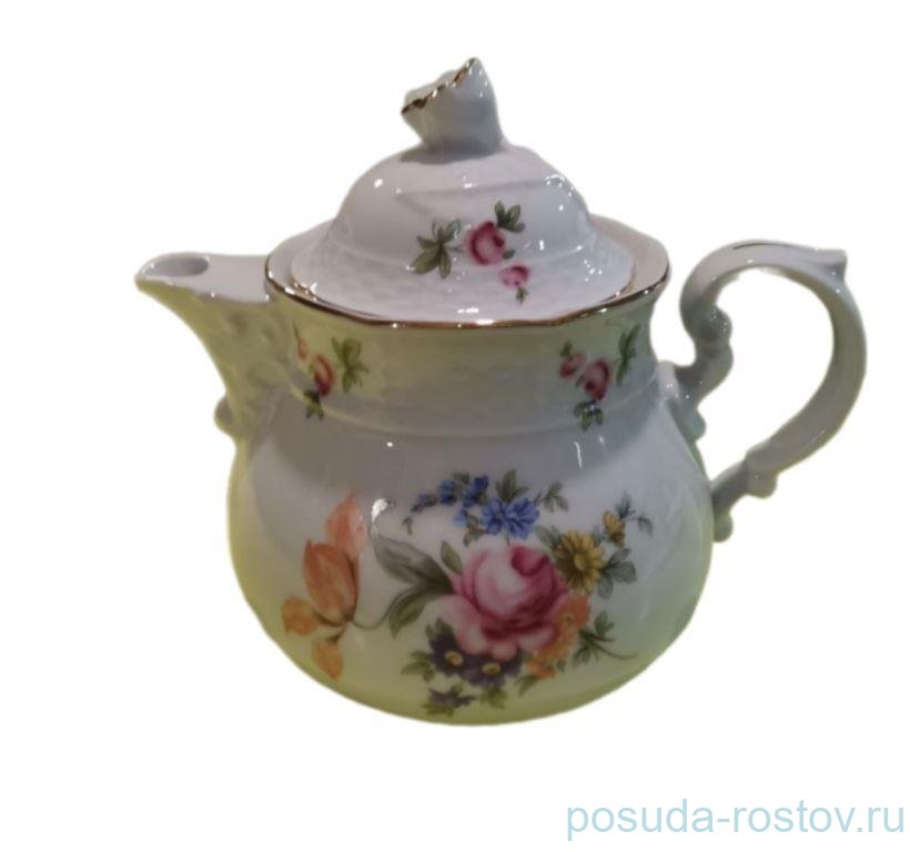 Заварочный чайник 1,2 л "Менуэт /Полевой цветок /золото" / 362757