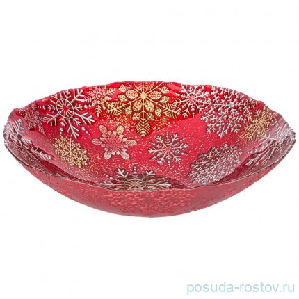 Блюдо 31 см круглое глубокое &quot;Celebration red&quot; / 332144