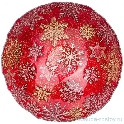 Блюдо 31 см круглое глубокое &quot;Celebration red&quot; / 332144