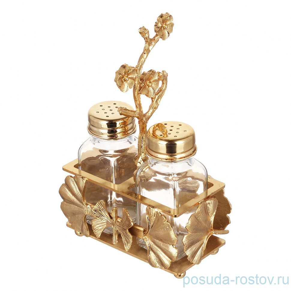 Набор для специй 3 предмета "Бабочка /золото" / 333264