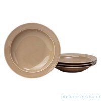 Набор тарелок суповых lefard tint 22,5 см (мокко) 4 шт. / 348171