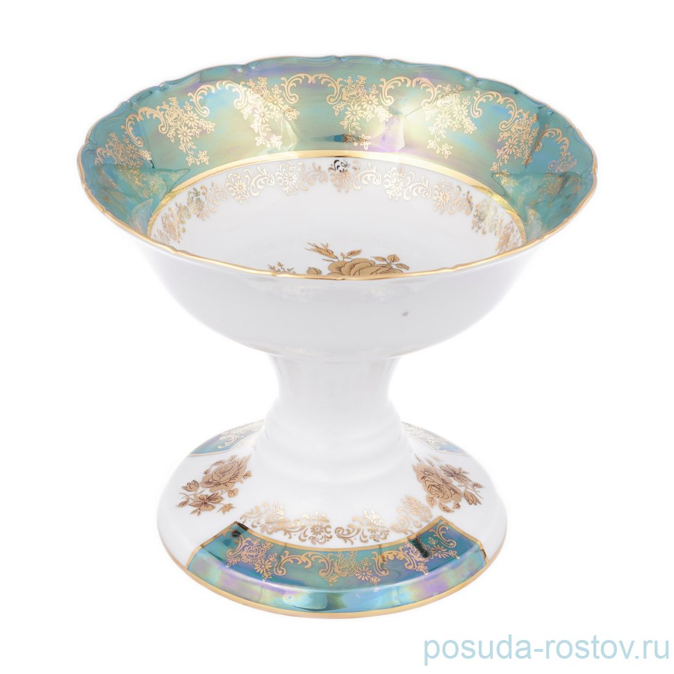 Салатник 19 см н/н "Фредерика /Золотая роза /зелёная" / 268731 Салатник 19 см н/н "Фредерика /Золотая роза /зелёная" / 268731