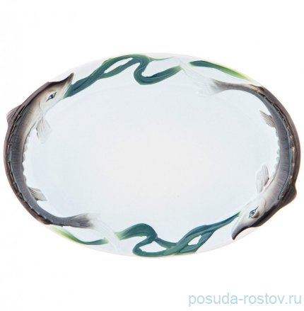 Блюдо 29 х 20 см овальное &quot;Осётр&quot; / 282879