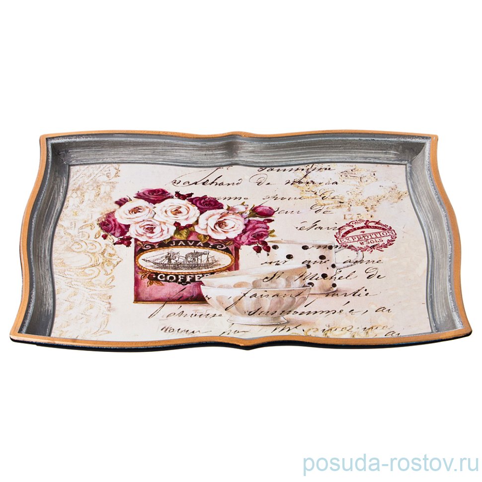 Поднос 34 х 24 см прямоугольный "Старинный прованс" / 186038 Поднос 34 х 24 см прямоугольный "Старинный прованс" / 186038