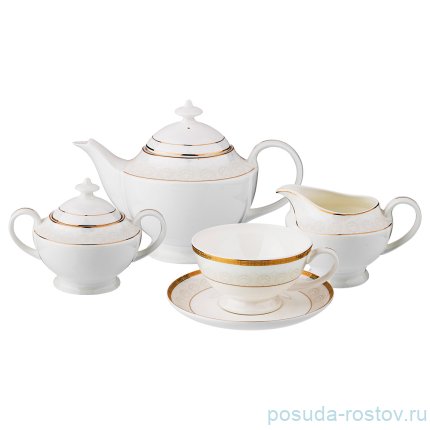 Чайный сервиз на 6 персон 15 предметов &quot;Лазурный Берег&quot;  / 191073