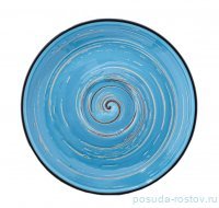 Блюдце 12 см голубое &quot;Spiral&quot; / 261669