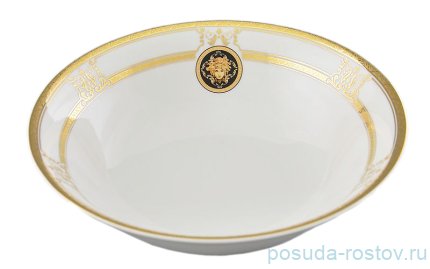 Салатник 23 см &quot;Сабина /Версаче /Золотая лента&quot; / 159083