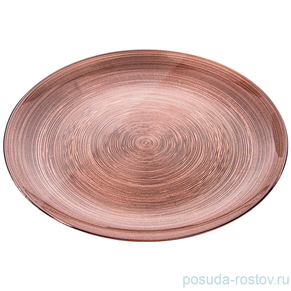 Тарелка 28 см 1 шт "miracle choco" / 220615 Тарелка 28 см 1 шт "miracle choco" / 220615