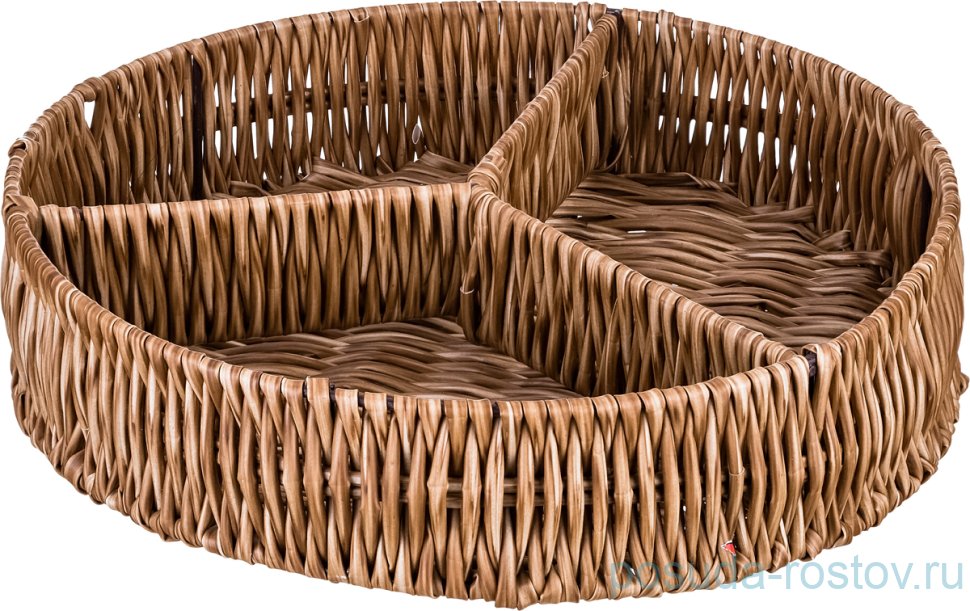 Корзинка - менажница 25 х 5,5 см "Натурель" / 210359 Корзинка - менажница 25 х 5,5 см "Натурель" / 210359