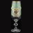 Бокалы для шампанского 180 мл 6 шт &quot;Клаудия /Лепка зелёная&quot; B-L / 087335