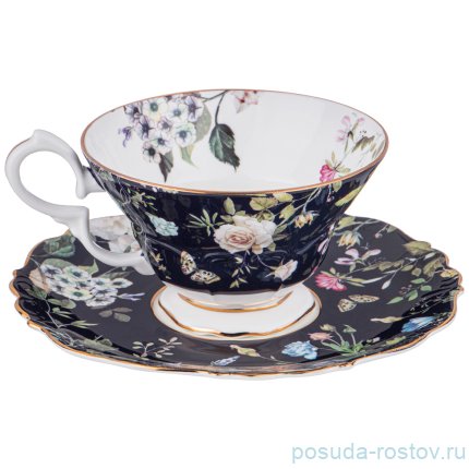 Набор чайных пар 260 мл 6 шт &quot;Belle /Кобальт&quot; / 234905