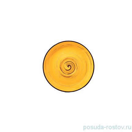 Блюдце 12 см жёлтое &quot;Spiral&quot; / 261617