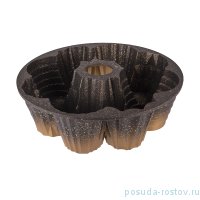 Форма для выпечки кекса 26 см антипригарное покрытие черно-золотая &quot;GRANIT CAKE MOULD&quot; / 230399