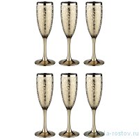Бокалы для шампанского 170 мл 6 шт &quot;Золотой либерти&quot; / 235186