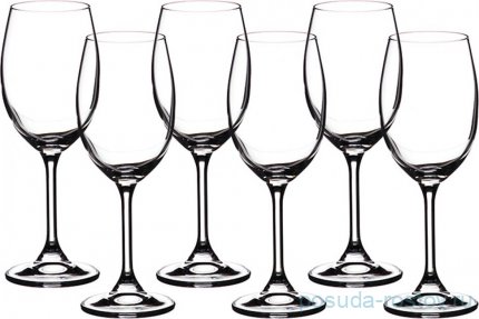 Бокалы для белого вина 250 мл 6 шт &quot;Клара /Без декора&quot; / 005778