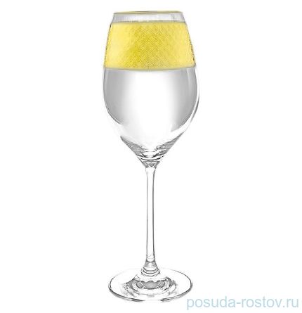 Бокалы для белого вина 360 мл 6 шт &quot;Celebration /Золотые пирамиды&quot; / 146196