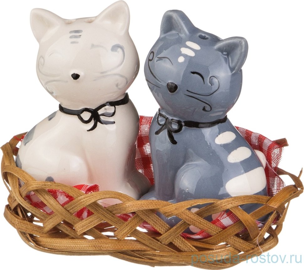 Набор для специй 11 х 7,5 см 2 предмета на подставке "Ля мур /Agness" / 191547 Набор для специй 11 х 7,5 см 2 предмета на подставке "Ля мур /Agness" / 191547