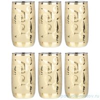 Стаканы для воды 330 мл 6 шт &quot;грейс золотой&quot; / 268391