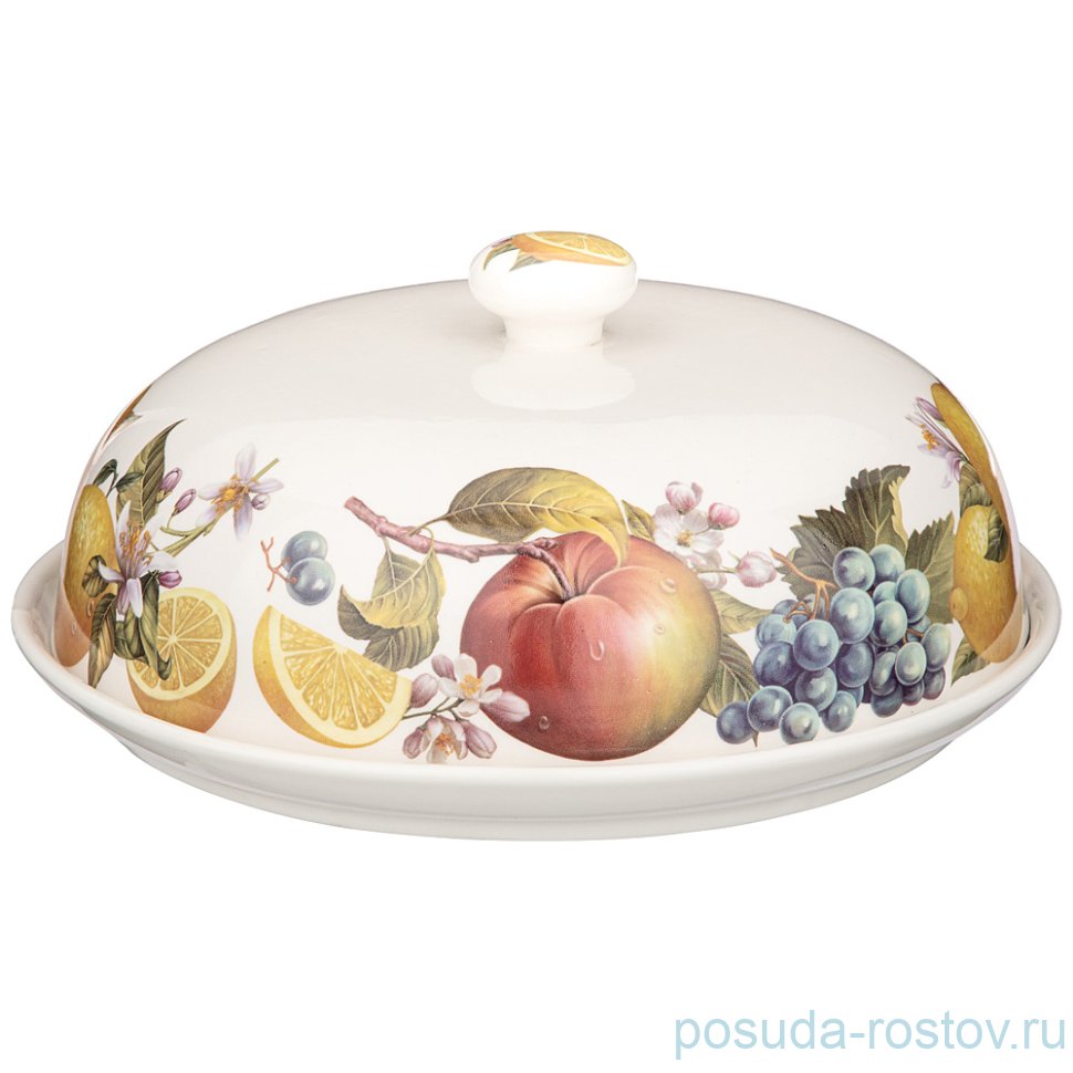 Блюдо для блинов 23 см с крышкой "фрукты" / 251983 Блюдо для блинов 23 см с крышкой "фрукты" / 251983