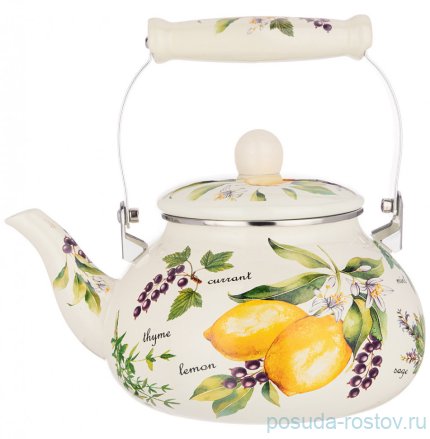 Чайник 2,5 л эмалированный &quot;Секретные ингредиенты&quot; / 270660